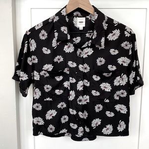 Vans Floral Collared Button Down Shirt